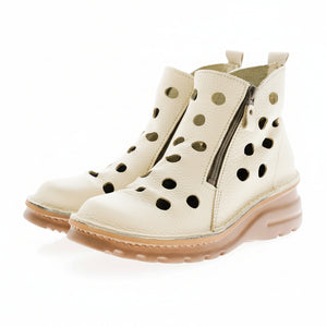 疲れにくい／幅広甲高　パンチングサマーブーツ【0032】