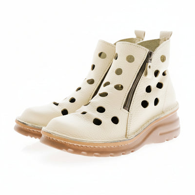 0032 パンチングサマーブーツ 疲れにくい／幅広甲高