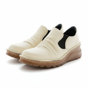 立仕事でもラク／疲れにくい　シャーリングタウンシューズ【0043】