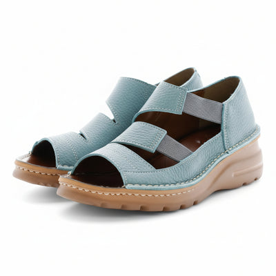 0053ELF 優しくフィットする軽量サンダル 幅広甲高／旅行に最適　