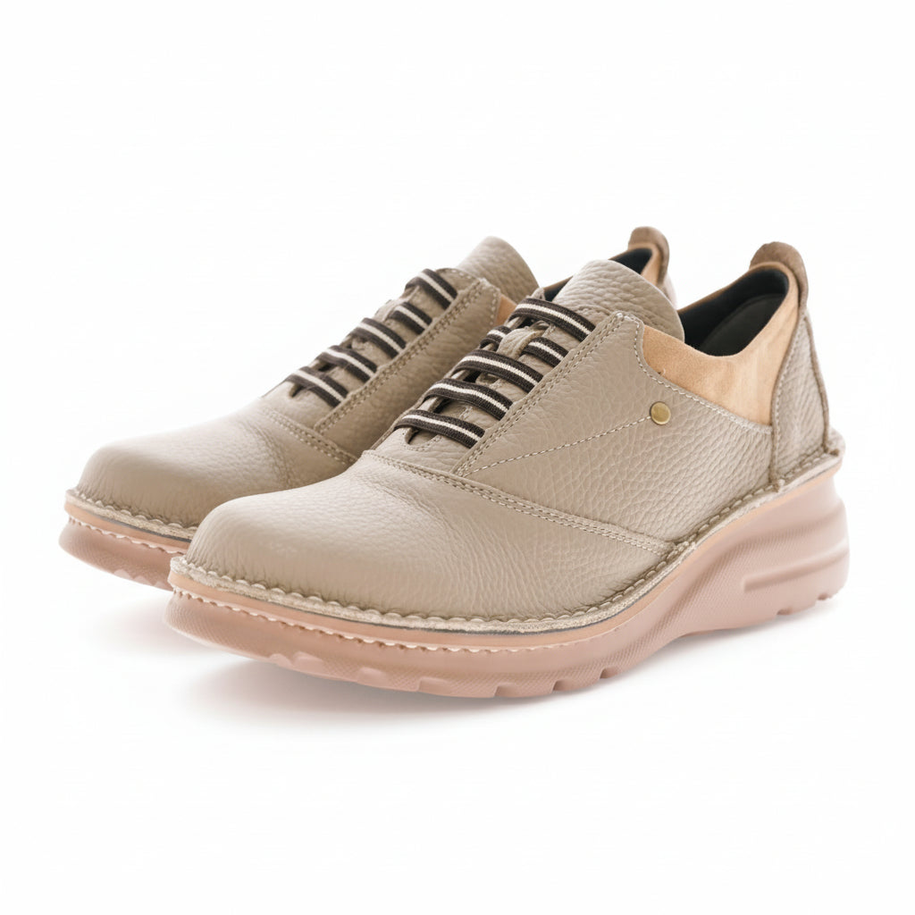 外反母趾／旅行に最適 やわらかフラットスニーカー【0152】