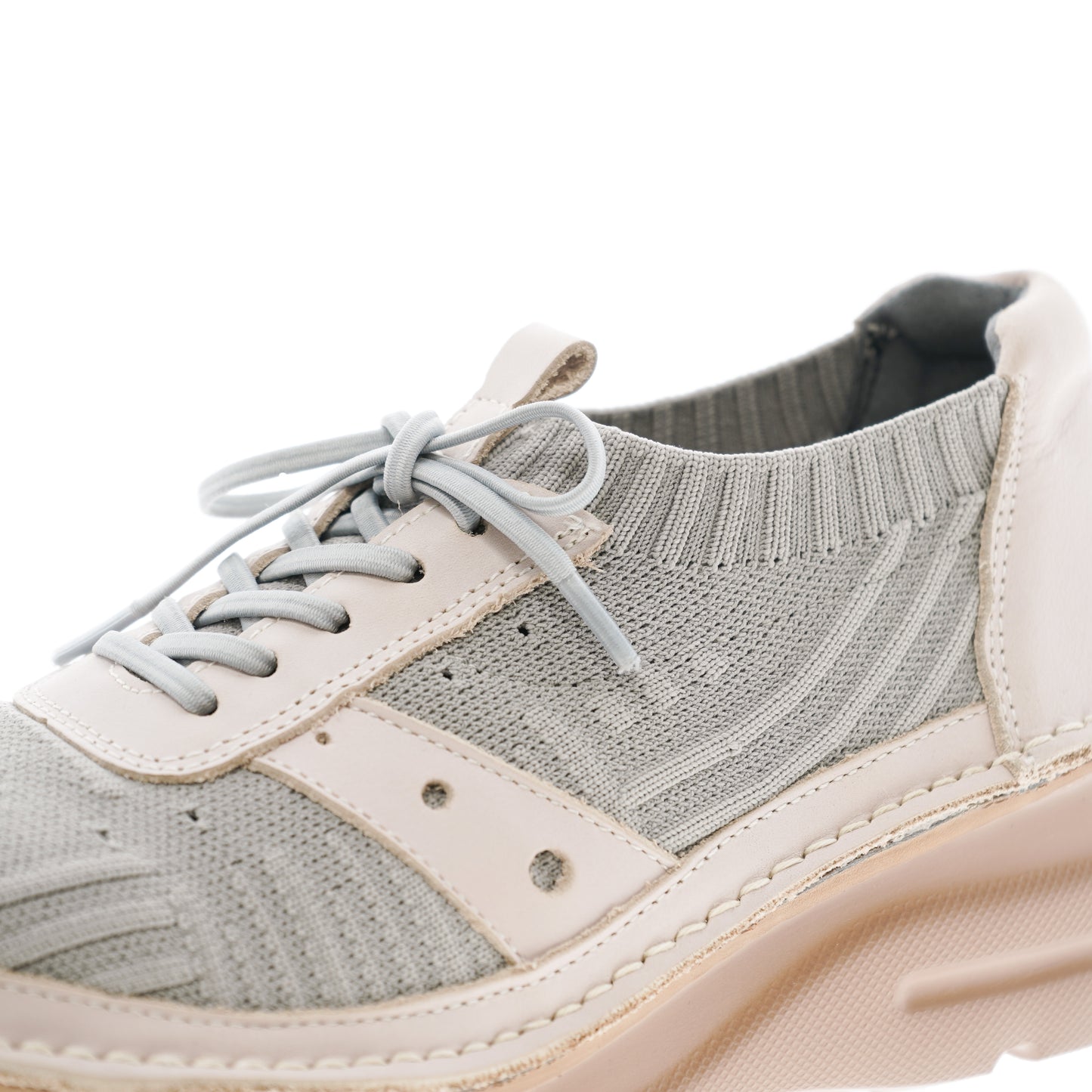 幅広甲高／毎日の普段履きに ニットコンフォートシューズ【0235】