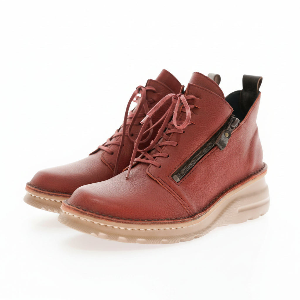 疲れにくい／長時間歩く日に 軽量コンフォートレースアップ【0248】