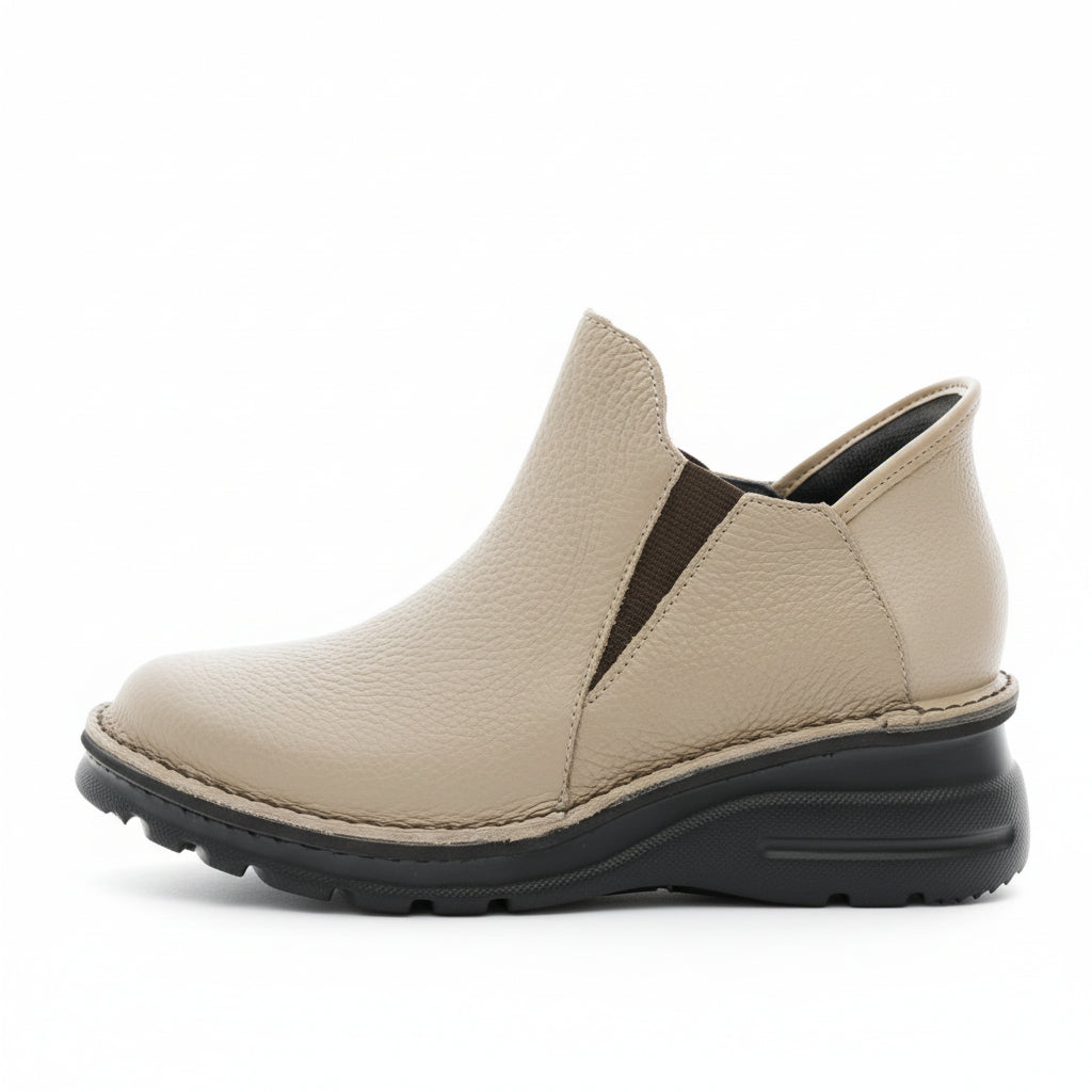 外反母趾／長時間歩く日に しゃがまず履ける！ショートブーツ 1.2.GO!【6000】