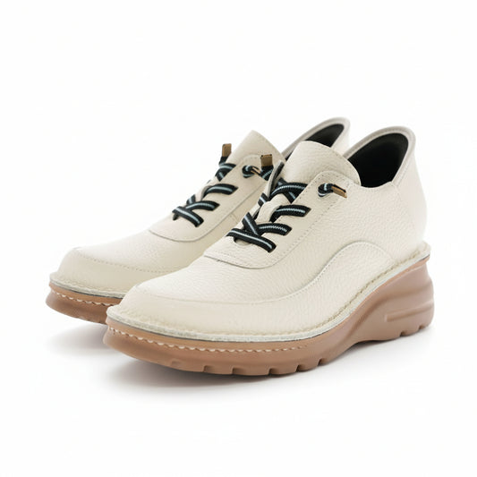 幅広甲高／立ち仕事でも しゃがまず履ける！タウンシューズ　1.2.GO! 【6003】