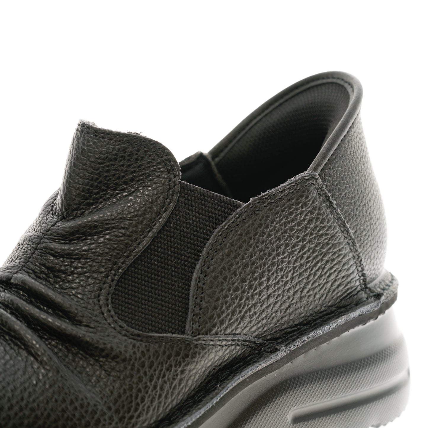 幅広甲高／旅行に最適 しゃがまず履ける！カジュアルショートブーツ 1.2.GO!【6004】