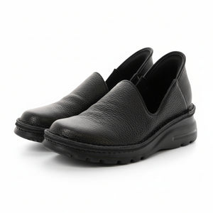 外反母趾／オフィスでも しゃがまず履ける！本革パンプス 1.2.GO!【6008MS】