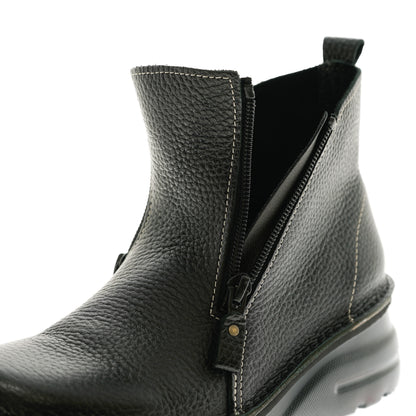 7032 軽量Wファスナーカジュアルブーツ 外反母趾／旅行に最適　