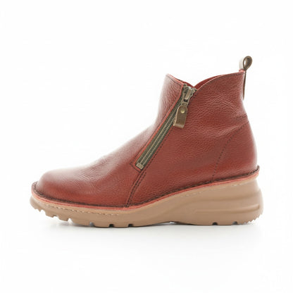 7032 軽量Wファスナーカジュアルブーツ 外反母趾／旅行に最適　