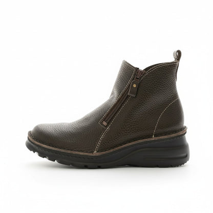 7032 軽量Wファスナーカジュアルブーツ 外反母趾／旅行に最適　