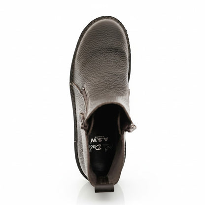 7032 軽量Wファスナーカジュアルブーツ 外反母趾／旅行に最適　