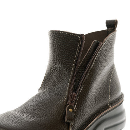 7032 軽量Wファスナーカジュアルブーツ 外反母趾／旅行に最適　