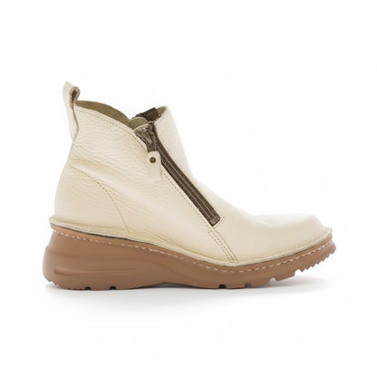 7032 軽量Wファスナーカジュアルブーツ 外反母趾／旅行に最適　