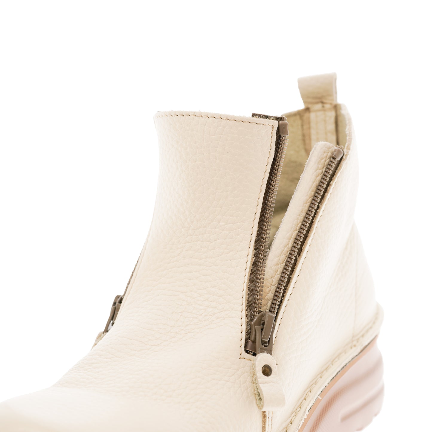 外反母趾／旅行に最適　軽量Wファスナーカジュアルブーツ【7032】