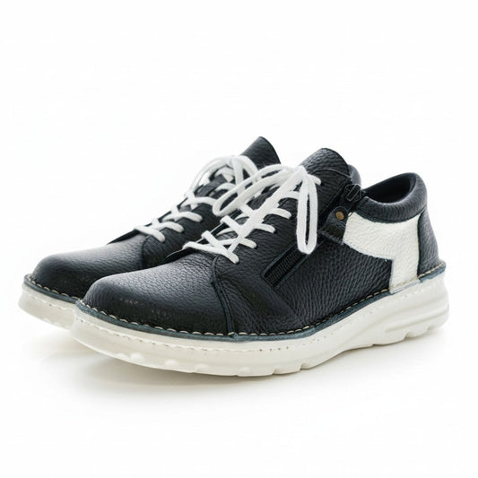 毎日の普段履きに／外反母趾 サイドファスナースニーカー【7298】