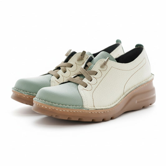 外反母趾／旅行に最適 バイカラーコンフォートシューズ【EF02MS】