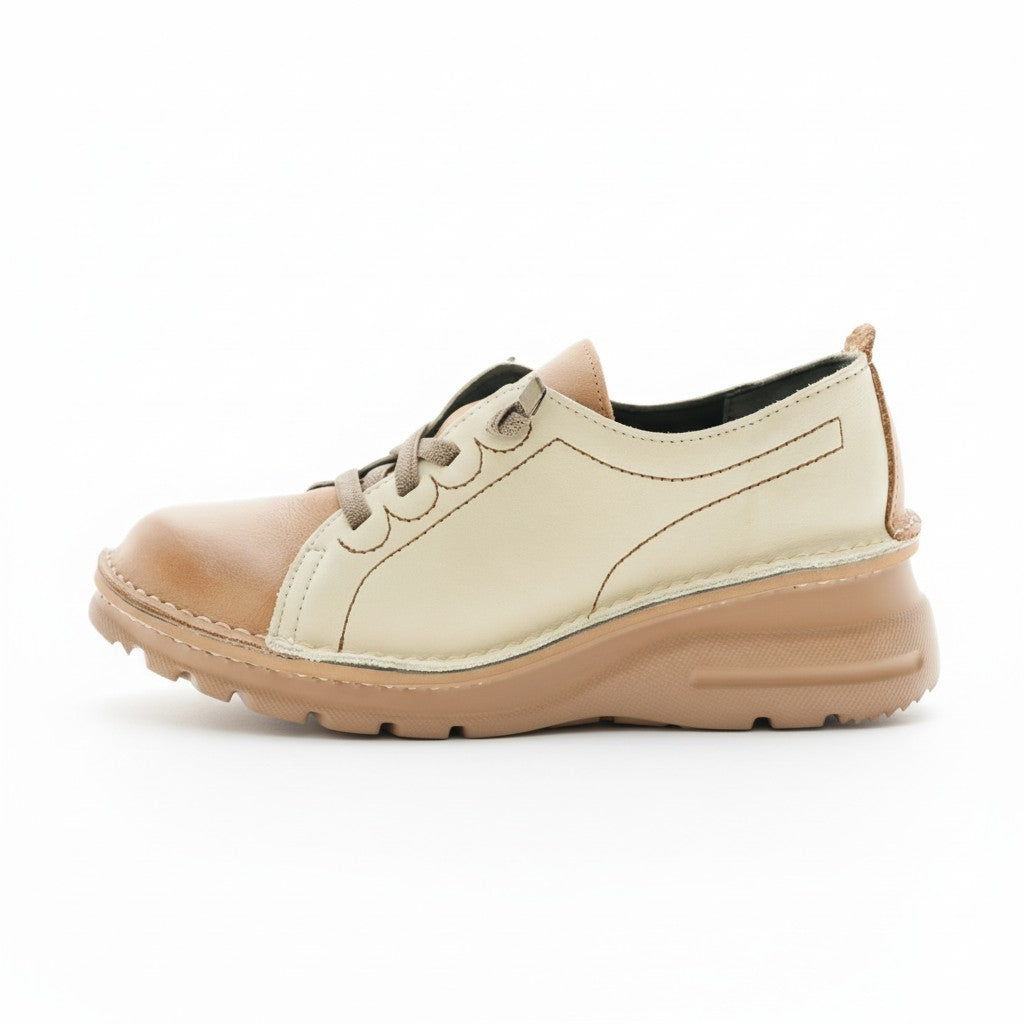 EF02 バイカラーコンフォートシューズ 外反母趾／旅行に最適